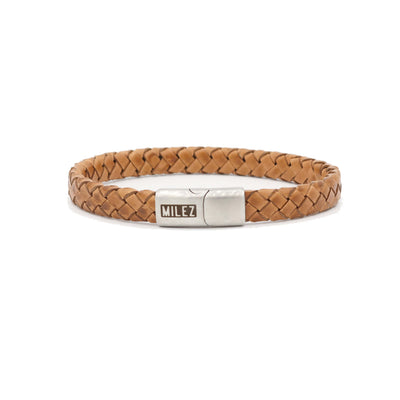 Sem - leren armband cognac