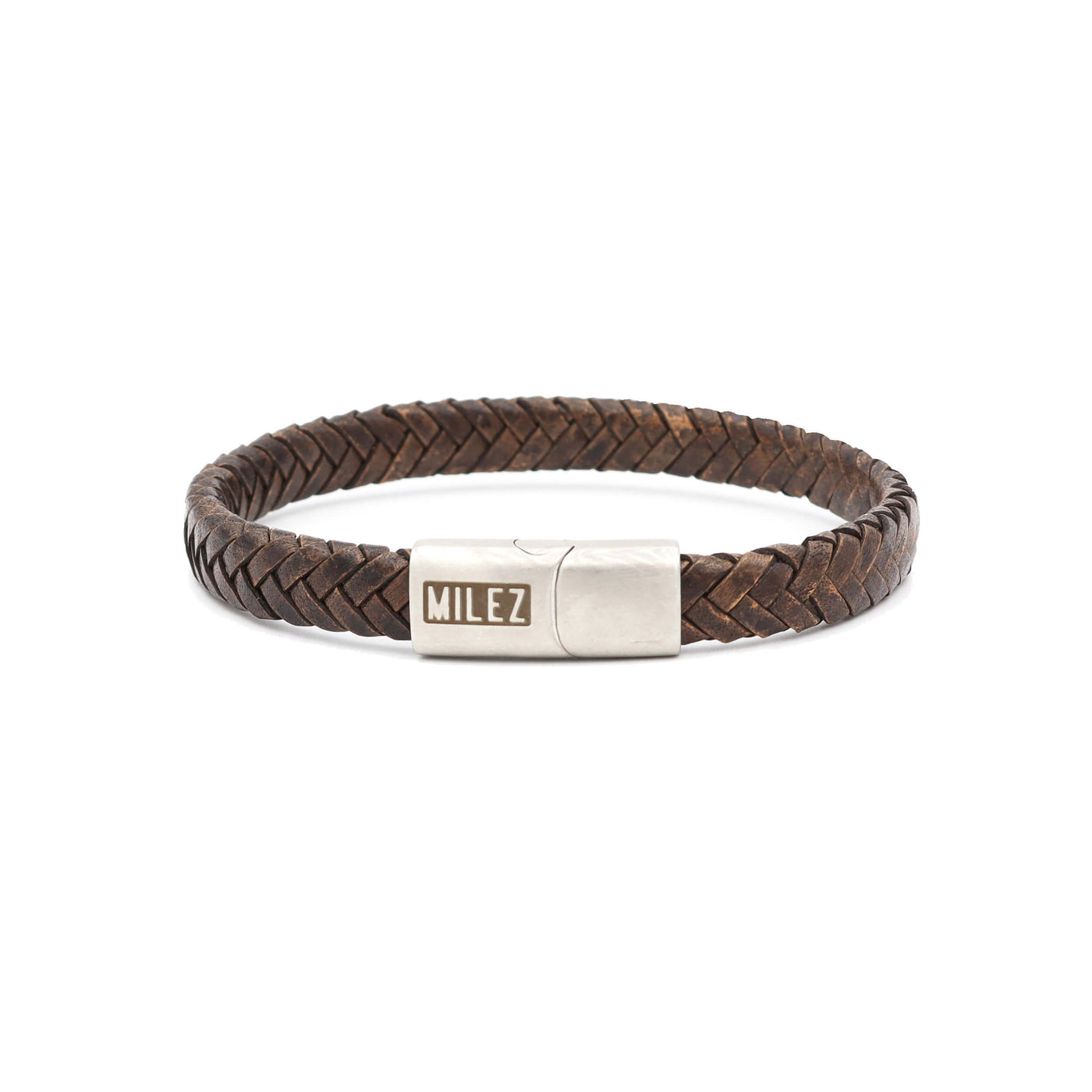 Sem - leren armband donkerbruin