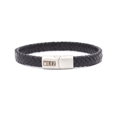 Sem - leren armband zwart