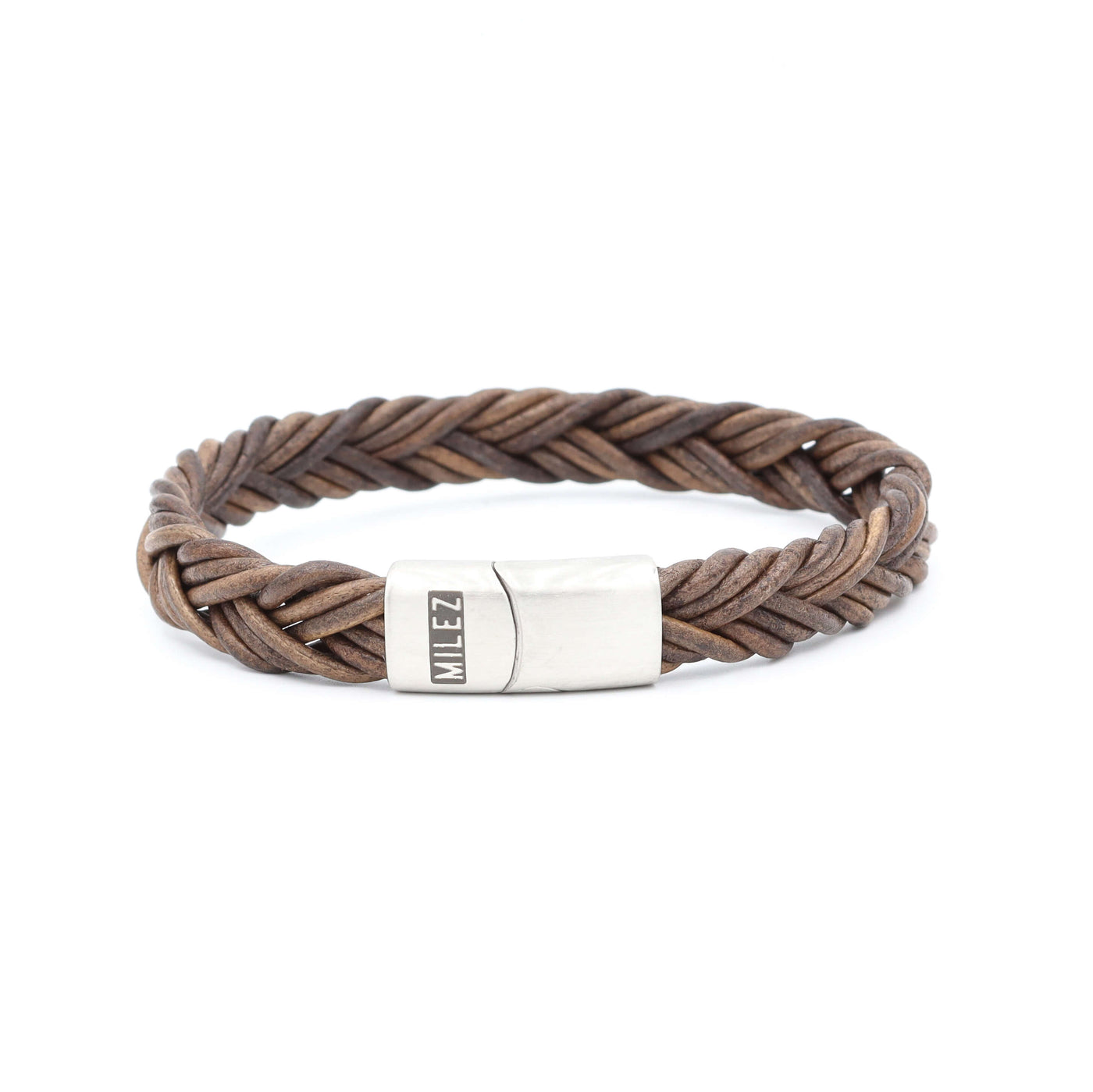 Kai - leren armband bruin