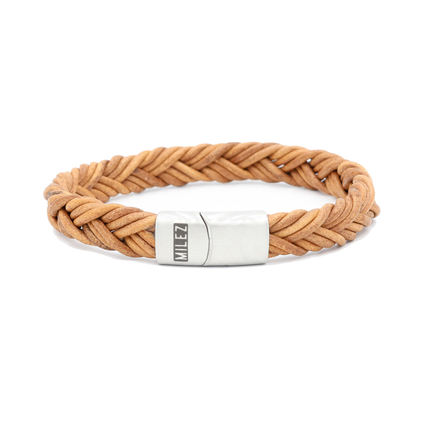 Kai - leren armband cognac