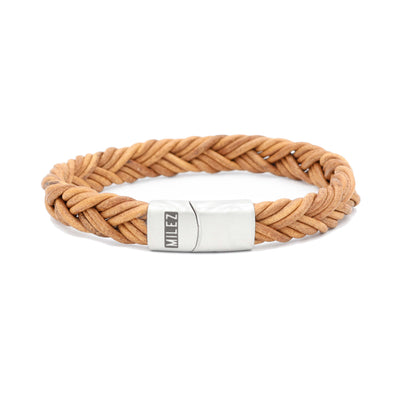 Kai - leren armband cognac