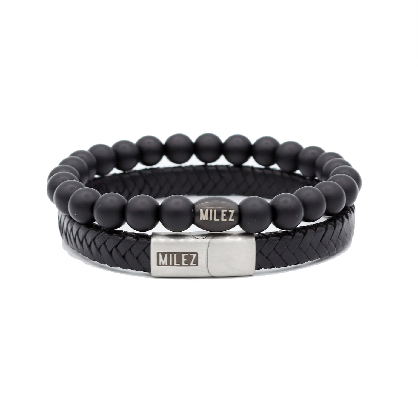 GRATIS Heren set Zwart - zilveren slotje