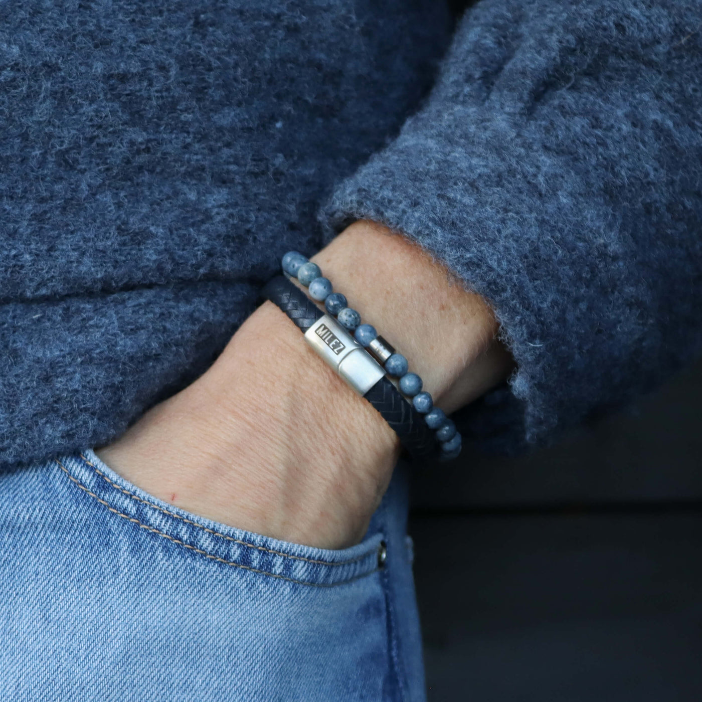 Set Dames 'Blue Bliss' zilver