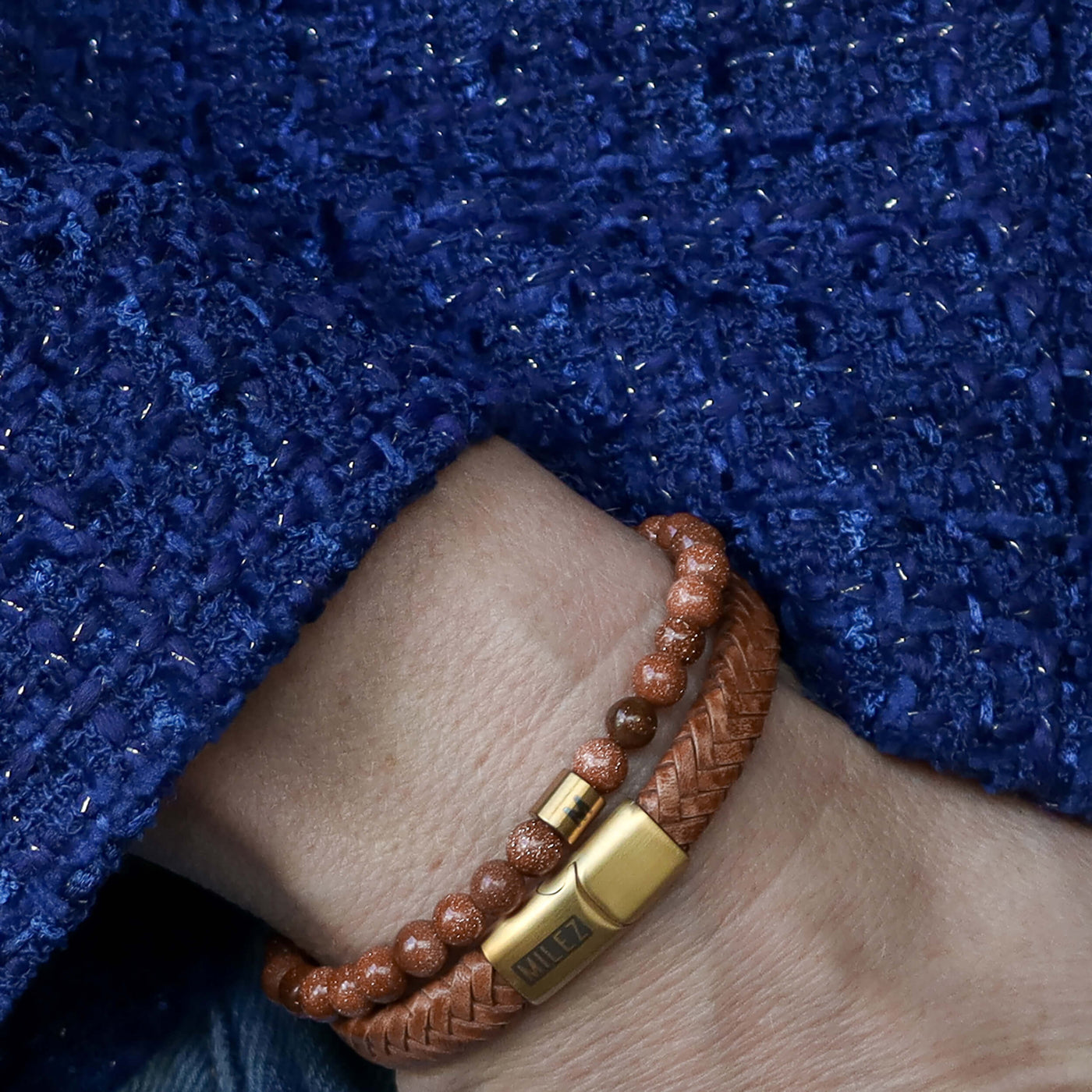 Set Dames 'Cognac Chic' goud