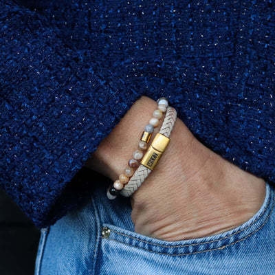 Set Dames 'Classy Cream' goud