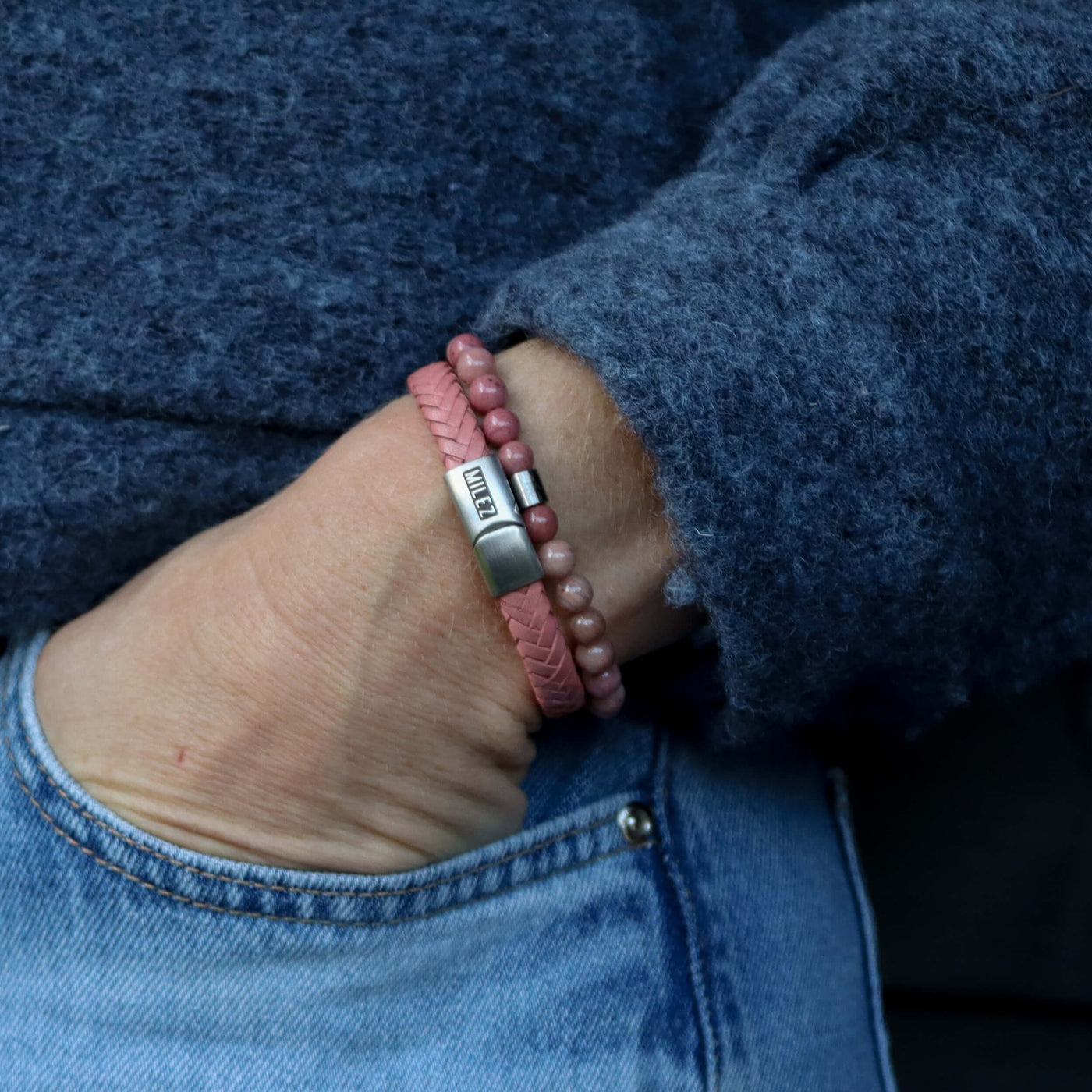 Set Dames 'Pinky Promise' zilver