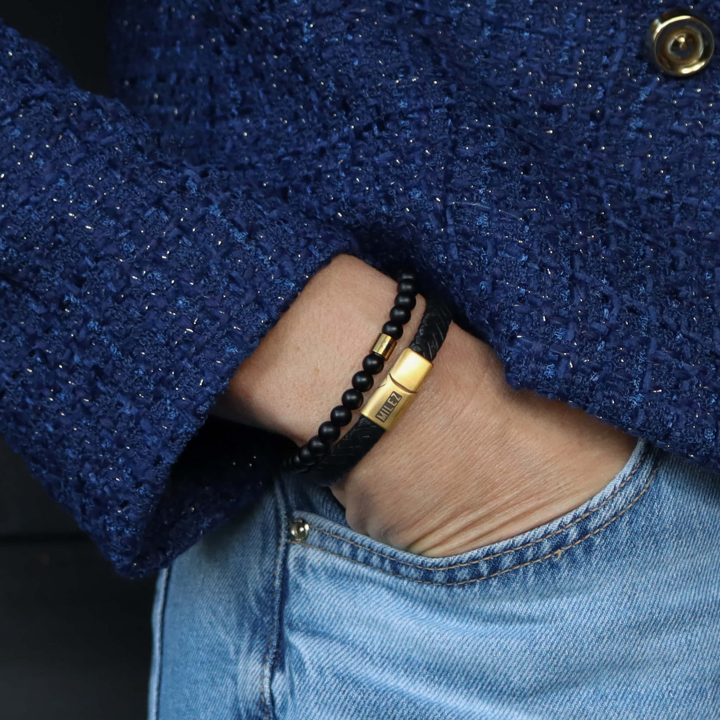 Set Dames 'Black Beauty' goud