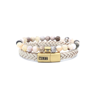 Set Dames 'Classy Cream' goud