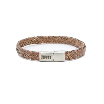 Sem - leren armband bruin