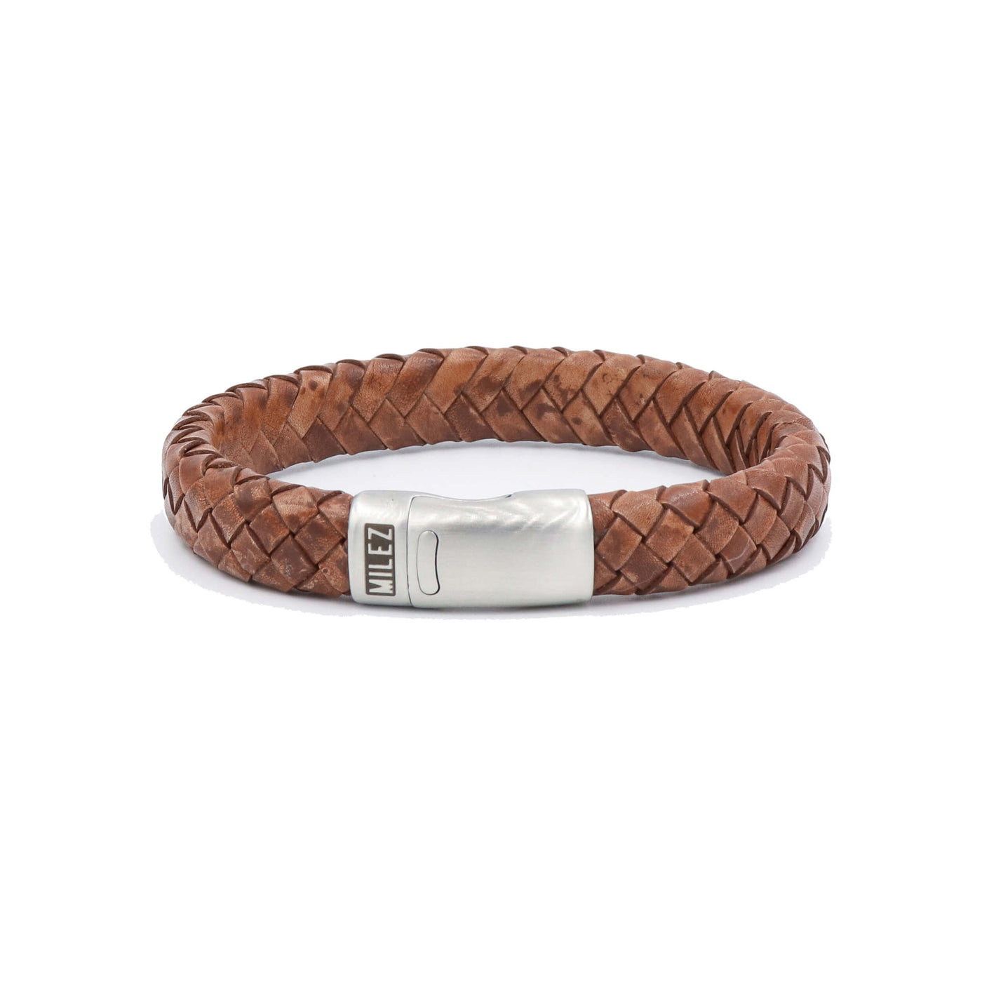 Luuk - leren armband cognac
