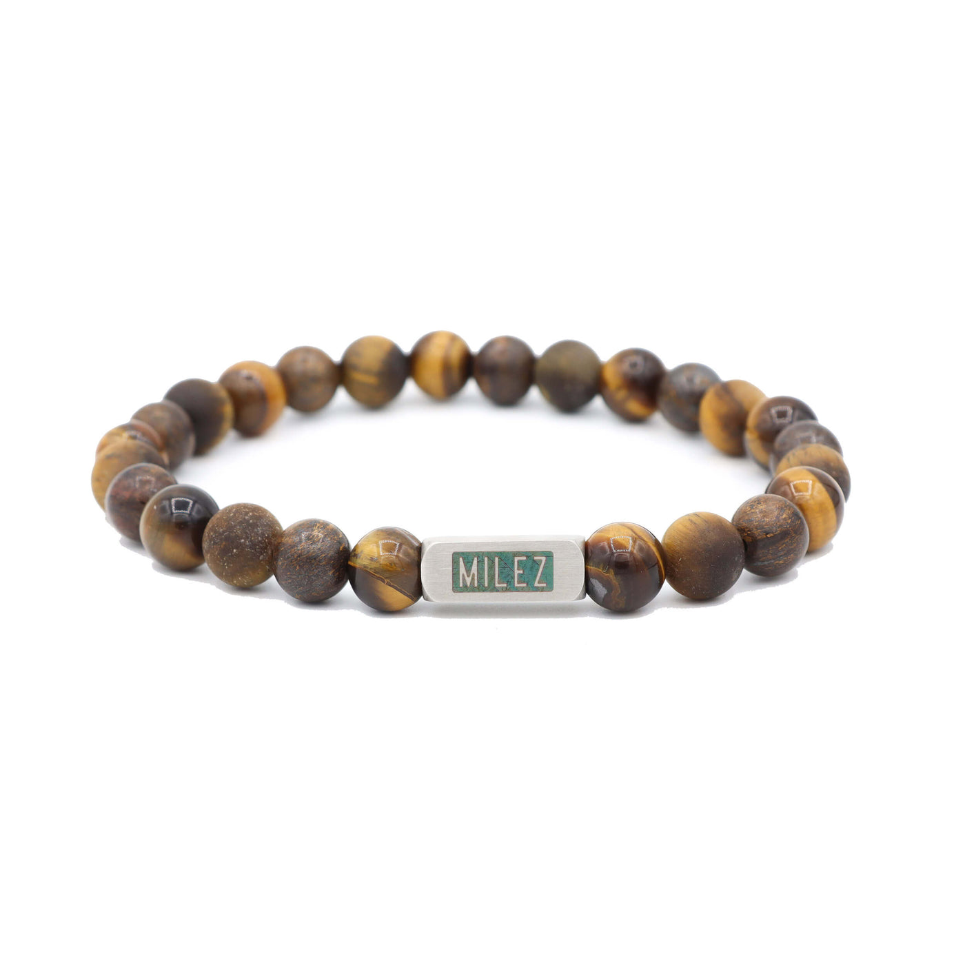 Mason - kralenarmband tijgeroog mix