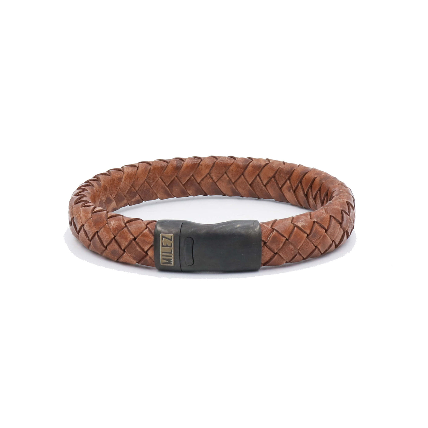 Luuk - leren armband cognac