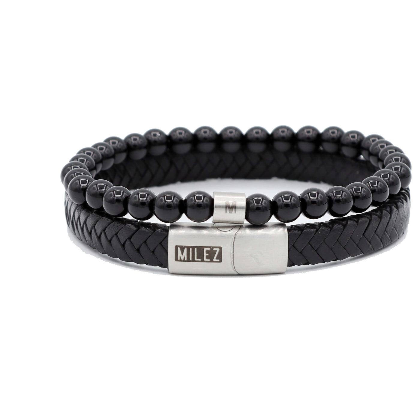 GRATIS Set Dames zwart - zilveren slotje